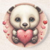 Liebe Bear 2 Getränkeuntersetzer (Vorne)