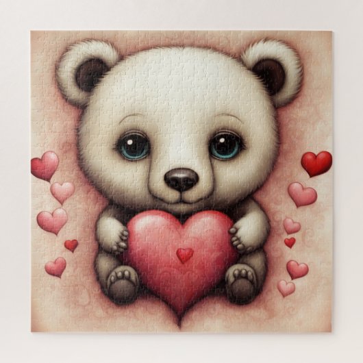 Liebe Bear 2 Puzzle (Vertikal)