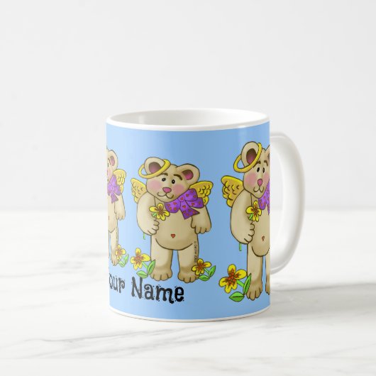 Liebe Bear Angel Kaffeetasse (VorderseiteRechts)