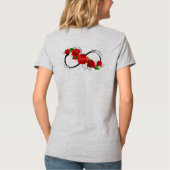 Liebe Bear & Infinity Rose Coupels T - Shirt (Rückseite)