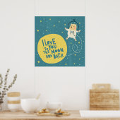 Liebe BEAR-Plakat Poster (Küche)