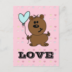 Liebe Bear verbreitet etwas Liebe Postkarte