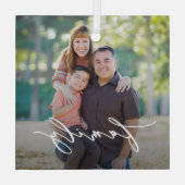 Liebe bearbeitbar Farblackierung Ornament Aus Glas (Rückseite)