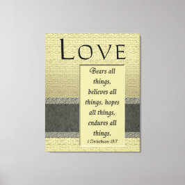 Liebe Bears Alle Dinge Wrapped Canvas Print Leinwanddruck