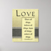 Liebe Bears Alle Dinge Wrapped Canvas Print Leinwanddruck (Vorderseite)