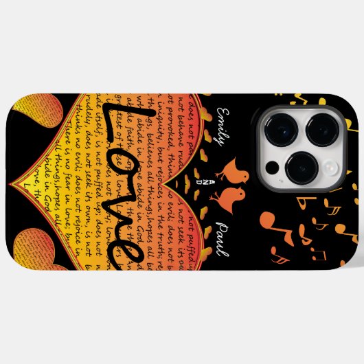 Liebe Bears alles 1 Korinther Case-Mate iPhone Hülle (Rückseite (Horizontal))