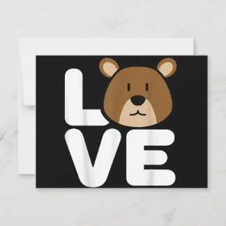 LIEBE Bears Shirt Bear Lover Shirt Cool Bär