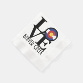 LIEBE Beaver Creek CO Serviette (Ecke)