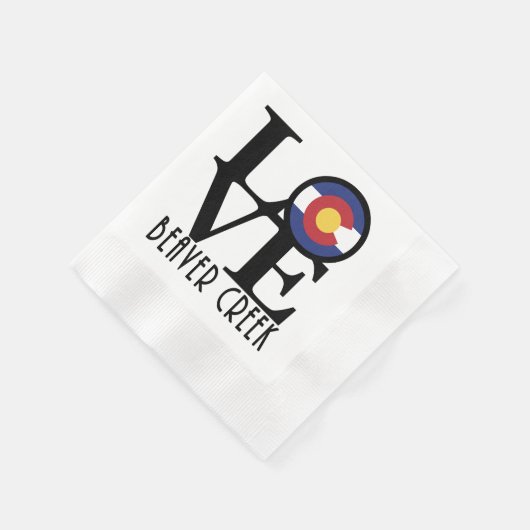 LIEBE Beaver Creek CO Serviette (Ecke)