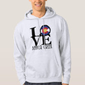 LIEBE Beaver Creek Colorado Hoodie (Vorderseite)