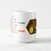 Liebe/Bedarf Kaffeetasse (Vorderseite Links)