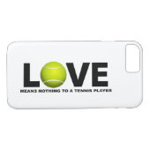 Liebe bedeutet nichts zu einem Tennis-Spieler Case-Mate iPhone Hülle (Rückseite (Horizontal))