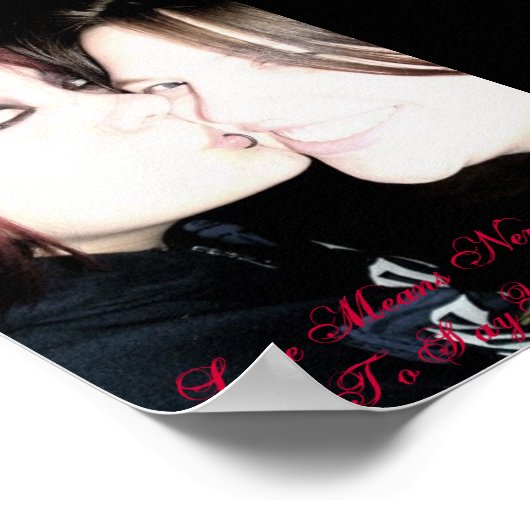 Liebe bedeutet ... poster (Ecke)