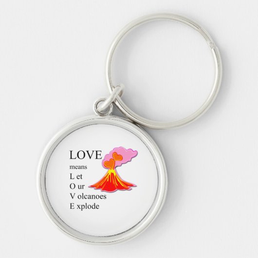 Liebe bedeutet Schlüsselanhänger (Vorne)