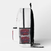 Liebe  bedruckter rucksack (Rechts)