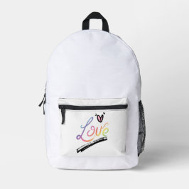 Liebe Bedruckter Rucksack