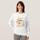 Liebe & Beer St. Patrick’s Day Fun-61146 Hoodie T-Shirt (Vorne ganz)