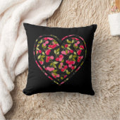 Liebe, Beeren, Kirsche Kissen (Decke)