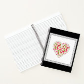 Liebe, Beeren, Kirsche Notizblock (Innenseite)