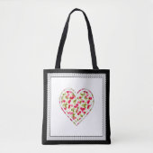 Liebe, Beeren, Kirsche Tasche (Vorderseite)