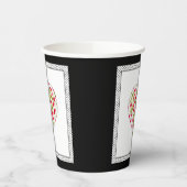 Liebe, Beeren, Kirschpapier-Becher Pappbecher (Links)