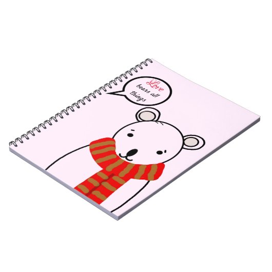 Liebe beert alles notizblock (Linke Seite)