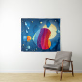 Liebe befindet sich im Luftkissenbereich Wandteppich (Beispiel (Horizontal))