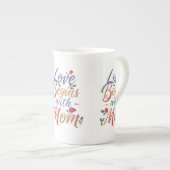 Liebe beginnt mit Mama - Tasse der Knochen-Spezial (Vorderseite Rechts)