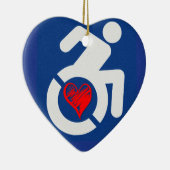 Liebe behindert keramik ornament (Rechts)