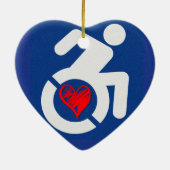 Liebe behindert keramik ornament (Hinten)