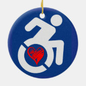 Liebe behindert keramik ornament (Hinten)