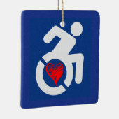 Liebe behindert keramikornament (Rechts)