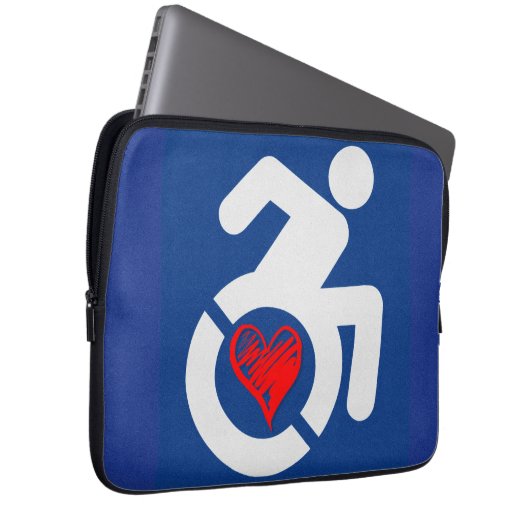 Liebe behindert laptopschutzhülle (Vorne Rechts)
