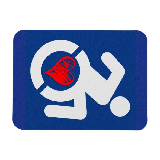 Liebe behindert magnet (Horizontal)