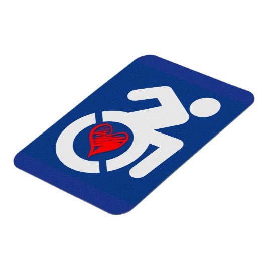 Liebe behindert magnet (Linke Seite)