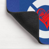 Liebe behindert mousepad (Ecke)
