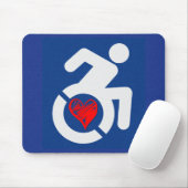 Liebe behindert mousepad (Mit Mouse)