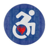 Liebe behindert schneidebrett (Vorderseite)