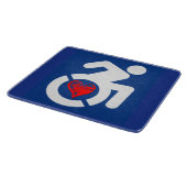 Liebe behindert schneidebrett (Ecke)