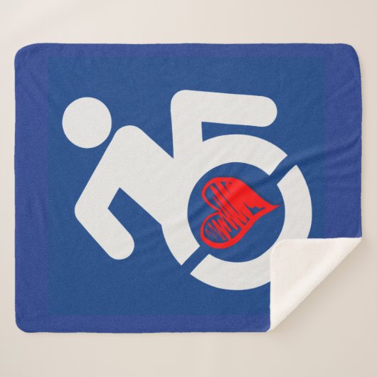 Liebe behindert sherpadecke (Vorderseite (Horizontal))