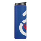 Liebe behindert thermosbecher (Nach links gedreht)