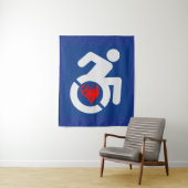 Liebe behindert wandteppich (Beispiel)