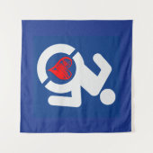 Liebe behindert wandteppich (Vorderseite (Horizontal))