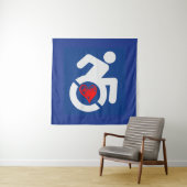 Liebe behindert wandteppich (Beispiel)