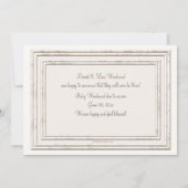 Liebe bei Ankündigung der Schwangerschaft am erste (Rückseite)