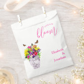 Liebe bei Blumenhochzeiten Geschenktütchen (Ausgeschnitten)