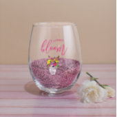 Liebe bei Blumenhochzeiten Weinglas Ohne Stiel