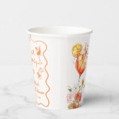 Liebe bei den ersten Brautparty-Cups des Spritz Pappbecher (Rechts)