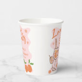 Liebe bei den ersten Brautparty-Cups des Spritz Pappbecher (Links)