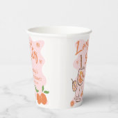 Liebe bei den ersten Brautparty-Cups des Spritz Pappbecher (Rechts)